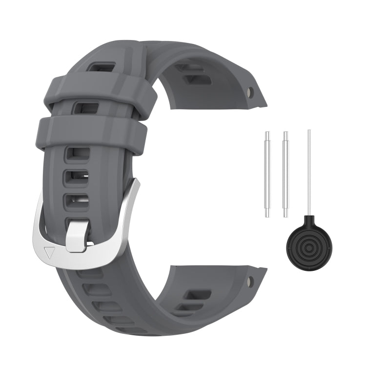 Bracelet de montre en silicone de couleur unie de 20 mm, For Garmin instinct 2S