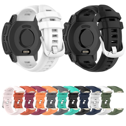Bracelet de montre en silicone de couleur unie de 20 mm, For Garmin instinct 2S