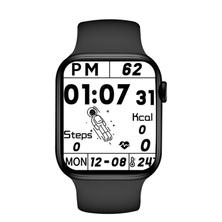 T500 Plus Montre intelligente à écran couleur de 1,54 pouces, prend en charge la surveillance de la fréquence cardiaque / la surveillance de la pression artérielle