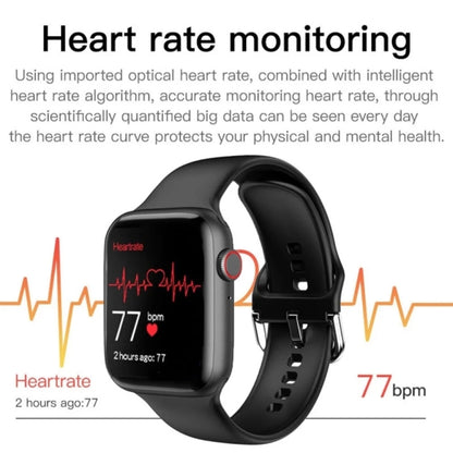 T500 Plus Montre intelligente à écran couleur de 1,44 pouces, prend en charge la surveillance de la fréquence cardiaque / la surveillance de la pression artérielle