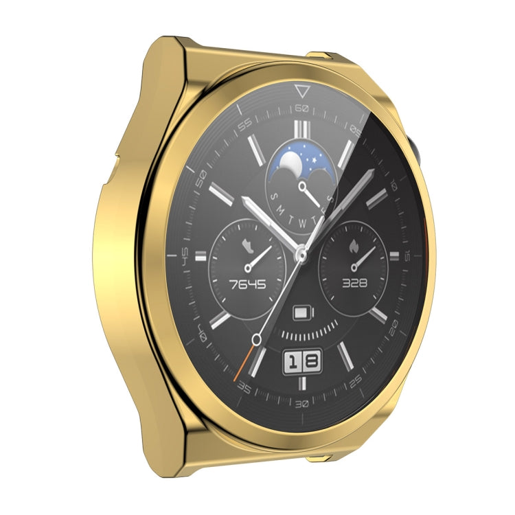 Coque en TPU souple galvanisée à couverture complète ENKAY avec protection d'écran, For Huawei Watch GT 3 Pro 46mm, For Huawei Watch GT 3 Pro 43mm