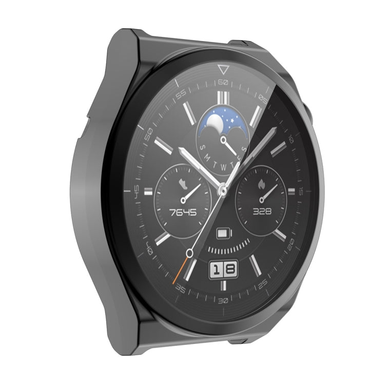 Coque en TPU souple galvanisée à couverture complète ENKAY avec protection d'écran, For Huawei Watch GT 3 Pro 46mm, For Huawei Watch GT 3 Pro 43mm