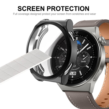 Coque en TPU souple galvanisée à couverture complète ENKAY avec protection d'écran, For Huawei Watch GT 3 Pro 46mm, For Huawei Watch GT 3 Pro 43mm