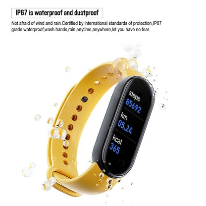 Montre intelligente à écran couleur M7 0,96 pouces, prise en charge de la surveillance de la fréquence cardiaque/surveillance de la pression artérielle