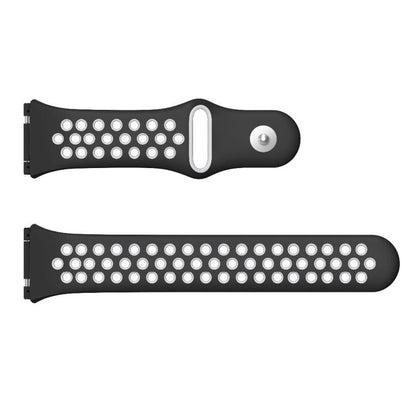 Pour bracelet de montre en silicone bicolore respirant Fitbit Ionic