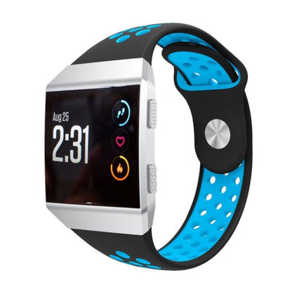 Pour bracelet de montre en silicone bicolore respirant Fitbit Ionic
