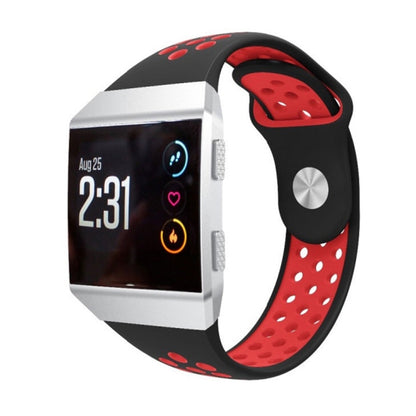 Pour bracelet de montre en silicone bicolore respirant Fitbit Ionic