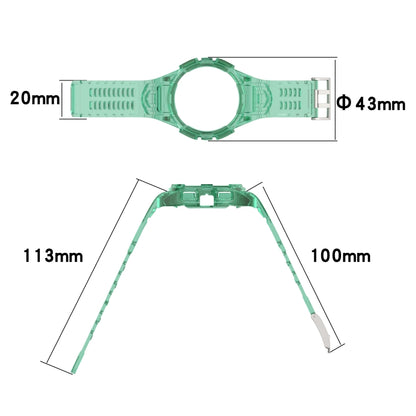 Bracelet de montre intégré en silicone, For Samsung Galaxy Watch 40MM, For Samsung Galaxy Watch 44MM