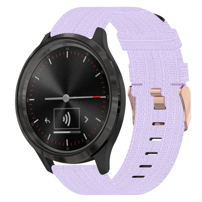Bracelet de montre tissé en nylon de 20 mm, For Garmin Vivomove 3, For Garminmove 3, For Garmin VivoMove Luxe, For Garminmove Luxe, For Garmin VivoMove Style, For Garmin Garminmove Style, For Garmin Vivomove