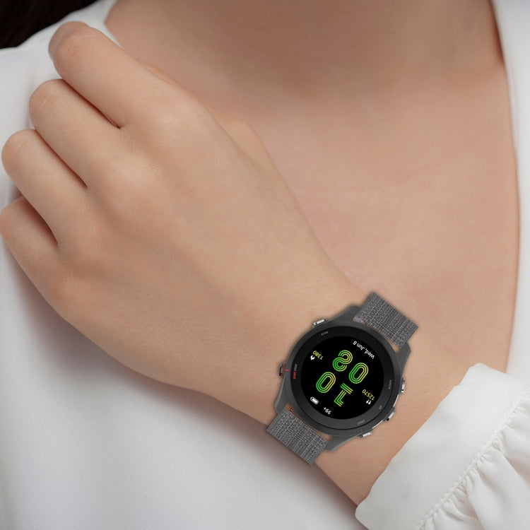 Bracelet de montre tissé en nylon de 20 mm, For Garmin Vivomove 3, For Garminmove 3, For Garmin VivoMove Luxe, For Garminmove Luxe, For Garmin VivoMove Style, For Garmin Garminmove Style, For Garmin Vivomove