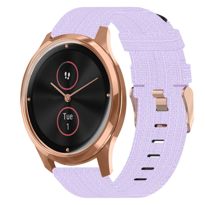 Bracelet de montre tissé en nylon de 20 mm, For Garmin Vivomove 3, For Garminmove 3, For Garmin VivoMove Luxe, For Garminmove Luxe, For Garmin VivoMove Style, For Garmin Garminmove Style, For Garmin Vivomove
