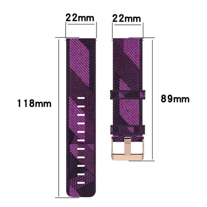 Bracelet de montre tissé en nylon de 22 mm, For Huawei Watch GT3 Pro 46mm, For Huawei Watch GT3 46mm, For Huawei Watch GT Runner, For Huawei Watch 3, For Huawei Watch 3 Pro, For Huawei GT2 Pro, For Huawei Watch GT 2E