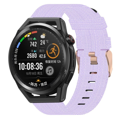 Bracelet de montre tissé en nylon de 22 mm, For Huawei Watch GT3 Pro 46mm, For Huawei Watch GT3 46mm, For Huawei Watch GT Runner, For Huawei Watch 3, For Huawei Watch 3 Pro, For Huawei GT2 Pro, For Huawei Watch GT 2E