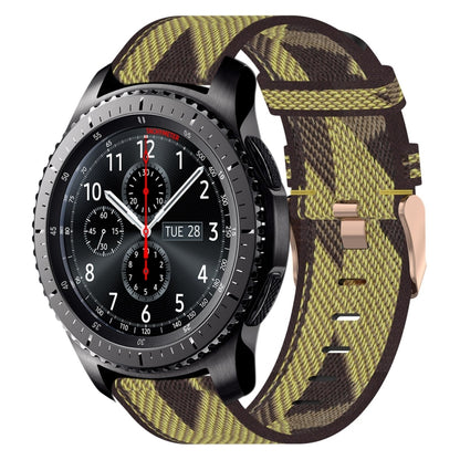 Bracelet de montre tissé en nylon de 22 mm, For Huawei Watch GT3 Pro 46mm, For Huawei Watch GT3 46mm, For Huawei Watch GT Runner, For Huawei Watch 3, For Huawei Watch 3 Pro, For Huawei GT2 Pro, For Huawei Watch GT 2E