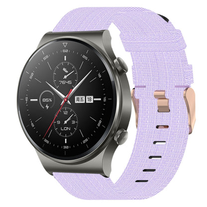 Bracelet de montre tissé en nylon de 22 mm, For Huawei Watch GT3 Pro 46mm, For Huawei Watch GT3 46mm, For Huawei Watch GT Runner, For Huawei Watch 3, For Huawei Watch 3 Pro, For Huawei GT2 Pro, For Huawei Watch GT 2E