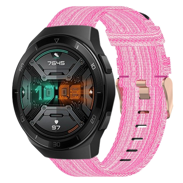 Bracelet de montre tissé en nylon de 22 mm, For Huawei Watch GT3 Pro 46mm, For Huawei Watch GT3 46mm, For Huawei Watch GT Runner, For Huawei Watch 3, For Huawei Watch 3 Pro, For Huawei GT2 Pro, For Huawei Watch GT 2E