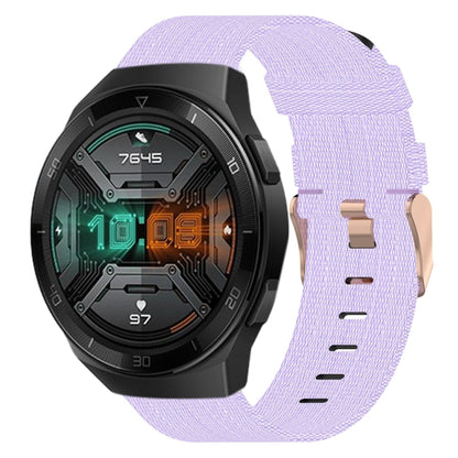 Bracelet de montre tissé en nylon de 22 mm, For Huawei Watch GT3 Pro 46mm, For Huawei Watch GT3 46mm, For Huawei Watch GT Runner, For Huawei Watch 3, For Huawei Watch 3 Pro, For Huawei GT2 Pro, For Huawei Watch GT 2E