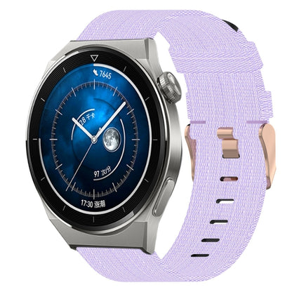 Bracelet de montre tissé en nylon de 20 mm, For Huawei Watch GT3 Pro 43mm, For Huawei Watch GT3 42mm, For Huawei Watch GT2 42mm, For Huawei Watch 2, For Honor Watch ES, For Honor MagicWatch2 42mm