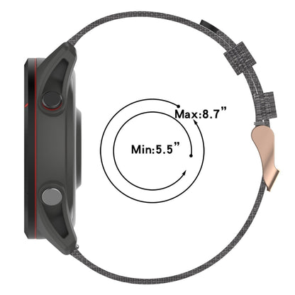 Bracelet de montre tissé en nylon de 20 mm, For Huawei Watch GT3 Pro 43mm, For Huawei Watch GT3 42mm, For Huawei Watch GT2 42mm, For Huawei Watch 2, For Honor Watch ES, For Honor MagicWatch2 42mm