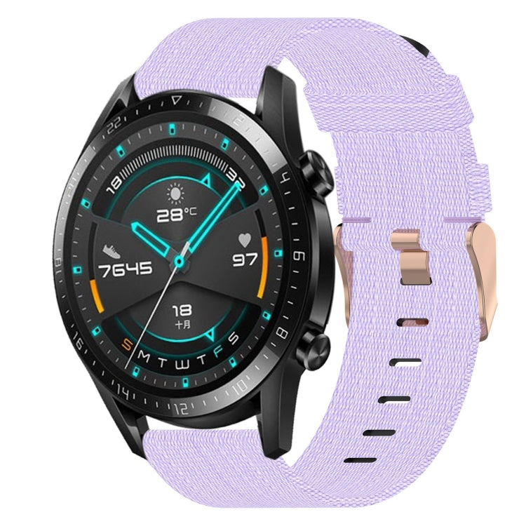 Bracelet de montre tissé en nylon de 20 mm, For Huawei Watch GT3 Pro 43mm, For Huawei Watch GT3 42mm, For Huawei Watch GT2 42mm, For Huawei Watch 2, For Honor Watch ES, For Honor MagicWatch2 42mm