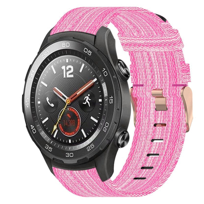 Bracelet de montre tissé en nylon de 20 mm, For Huawei Watch GT3 Pro 43mm, For Huawei Watch GT3 42mm, For Huawei Watch GT2 42mm, For Huawei Watch 2, For Honor Watch ES, For Honor MagicWatch2 42mm