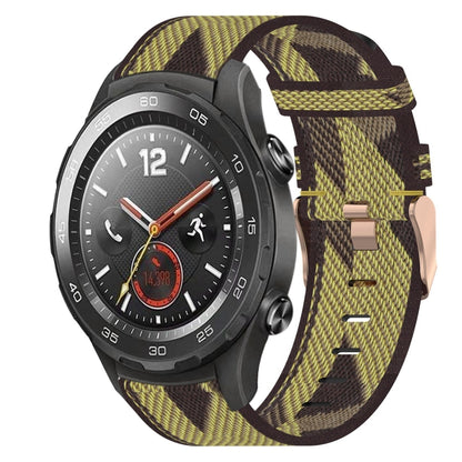 Bracelet de montre tissé en nylon de 20 mm, For Huawei Watch GT3 Pro 43mm, For Huawei Watch GT3 42mm, For Huawei Watch GT2 42mm, For Huawei Watch 2, For Honor Watch ES, For Honor MagicWatch2 42mm
