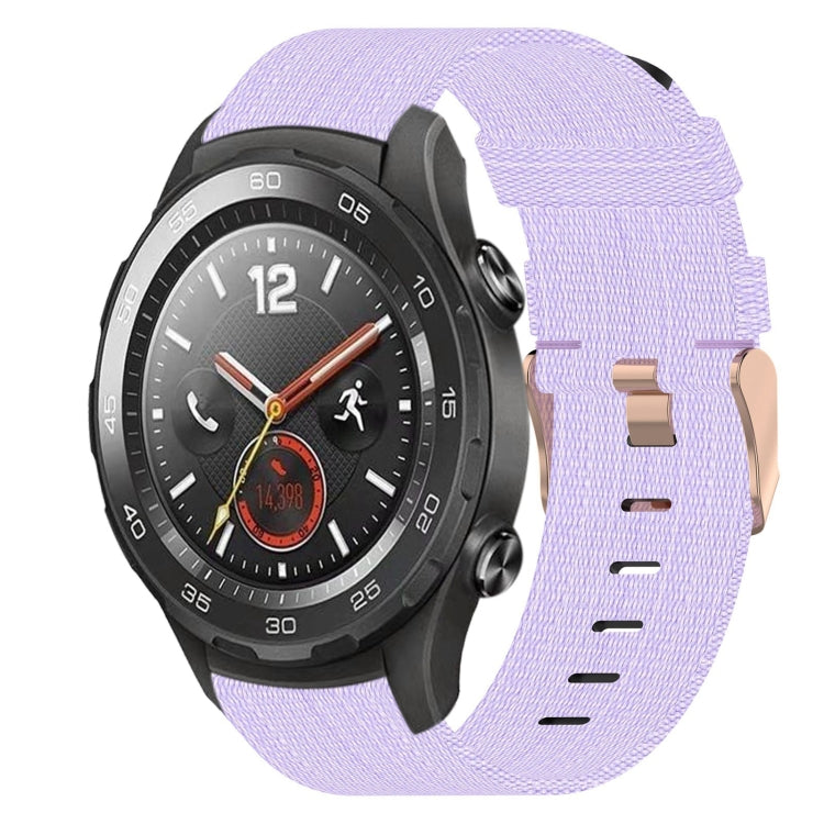 Bracelet de montre tissé en nylon de 20 mm, For Huawei Watch GT3 Pro 43mm, For Huawei Watch GT3 42mm, For Huawei Watch GT2 42mm, For Huawei Watch 2, For Honor Watch ES, For Honor MagicWatch2 42mm