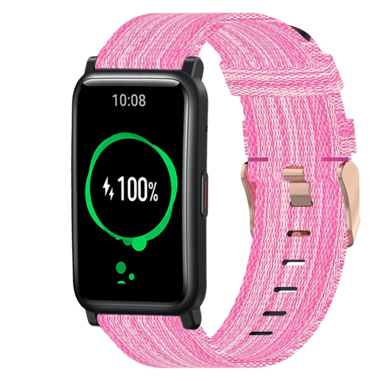 Bracelet de montre tissé en nylon de 20 mm, For Huawei Watch GT3 Pro 43mm, For Huawei Watch GT3 42mm, For Huawei Watch GT2 42mm, For Huawei Watch 2, For Honor Watch ES, For Honor MagicWatch2 42mm