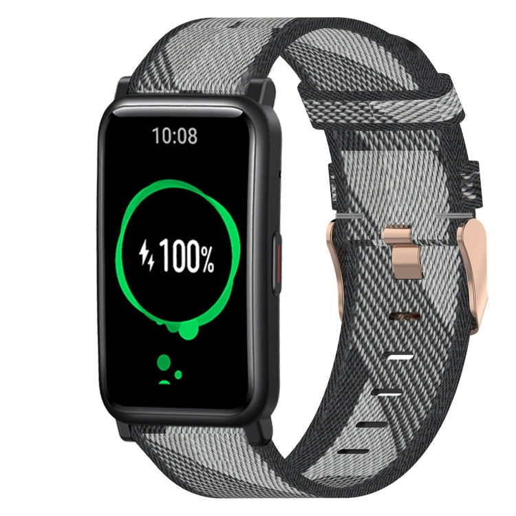 Bracelet de montre tissé en nylon de 20 mm, For Huawei Watch GT3 Pro 43mm, For Huawei Watch GT3 42mm, For Huawei Watch GT2 42mm, For Huawei Watch 2, For Honor Watch ES, For Honor MagicWatch2 42mm