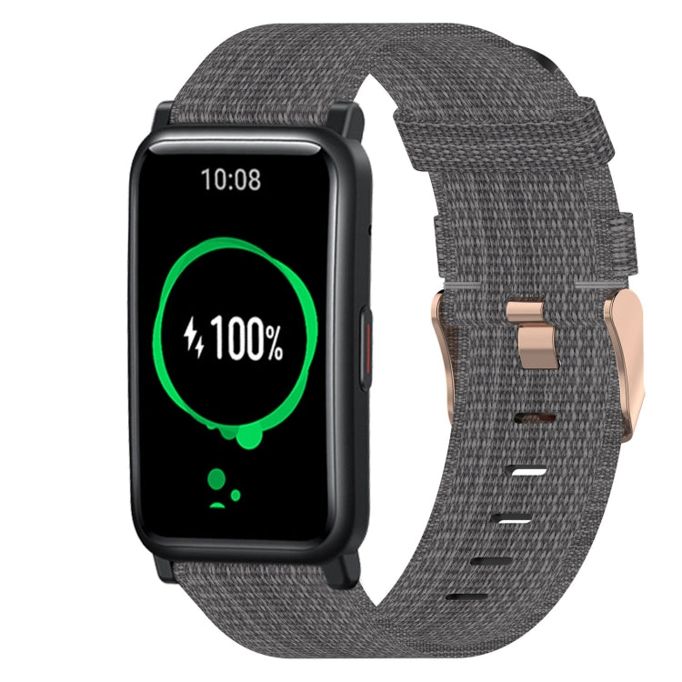 Bracelet de montre tissé en nylon de 20 mm, For Huawei Watch GT3 Pro 43mm, For Huawei Watch GT3 42mm, For Huawei Watch GT2 42mm, For Huawei Watch 2, For Honor Watch ES, For Honor MagicWatch2 42mm