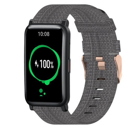 Bracelet de montre tissé en nylon de 20 mm, For Huawei Watch GT3 Pro 43mm, For Huawei Watch GT3 42mm, For Huawei Watch GT2 42mm, For Huawei Watch 2, For Honor Watch ES, For Honor MagicWatch2 42mm