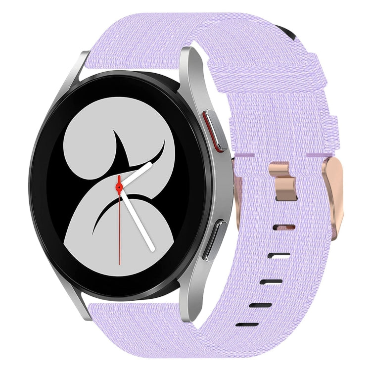 Bracelet de montre tissé en nylon de 20 mm, For Samsung Galaxy Watch 4 40mm, For Samsung Galaxy Watch 4 44mm, For Samsung  Galaxy Watch 4 Classic 42mm, For Samsung  Galaxy Watch 4 Classic 46mm, For Samsung Galaxy Watch 3 41mm                           ...