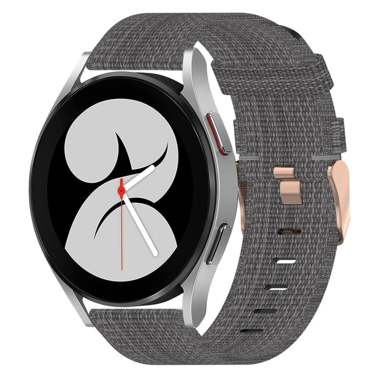Bracelet de montre tissé en nylon de 20 mm, For Samsung Galaxy Watch 4 40mm, For Samsung Galaxy Watch 4 44mm, For Samsung  Galaxy Watch 4 Classic 42mm, For Samsung  Galaxy Watch 4 Classic 46mm, For Samsung Galaxy Watch 3 41mm                           ...