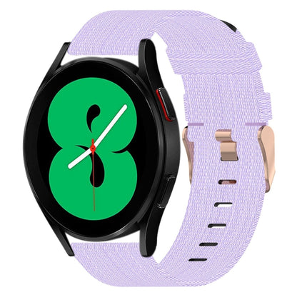 Bracelet de montre tissé en nylon de 20 mm, For Samsung Galaxy Watch 4 40mm, For Samsung Galaxy Watch 4 44mm, For Samsung  Galaxy Watch 4 Classic 42mm, For Samsung  Galaxy Watch 4 Classic 46mm, For Samsung Galaxy Watch 3 41mm                           ...