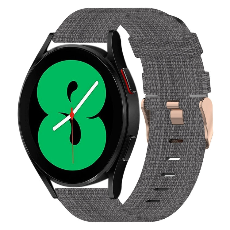 Bracelet de montre tissé en nylon de 20 mm, For Samsung Galaxy Watch 4 40mm, For Samsung Galaxy Watch 4 44mm, For Samsung  Galaxy Watch 4 Classic 42mm, For Samsung  Galaxy Watch 4 Classic 46mm, For Samsung Galaxy Watch 3 41mm                           ...