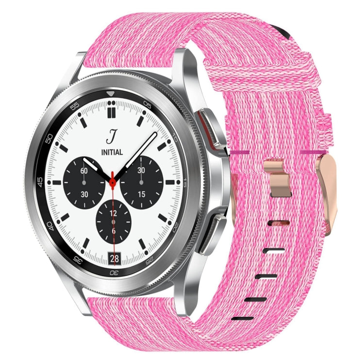 Bracelet de montre tissé en nylon de 20 mm, For Samsung Galaxy Watch 4 40mm, For Samsung Galaxy Watch 4 44mm, For Samsung  Galaxy Watch 4 Classic 42mm, For Samsung  Galaxy Watch 4 Classic 46mm, For Samsung Galaxy Watch 3 41mm                           ...