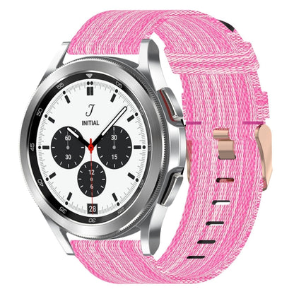 Bracelet de montre tissé en nylon de 20 mm, For Samsung Galaxy Watch 4 40mm, For Samsung Galaxy Watch 4 44mm, For Samsung  Galaxy Watch 4 Classic 42mm, For Samsung  Galaxy Watch 4 Classic 46mm, For Samsung Galaxy Watch 3 41mm                           ...