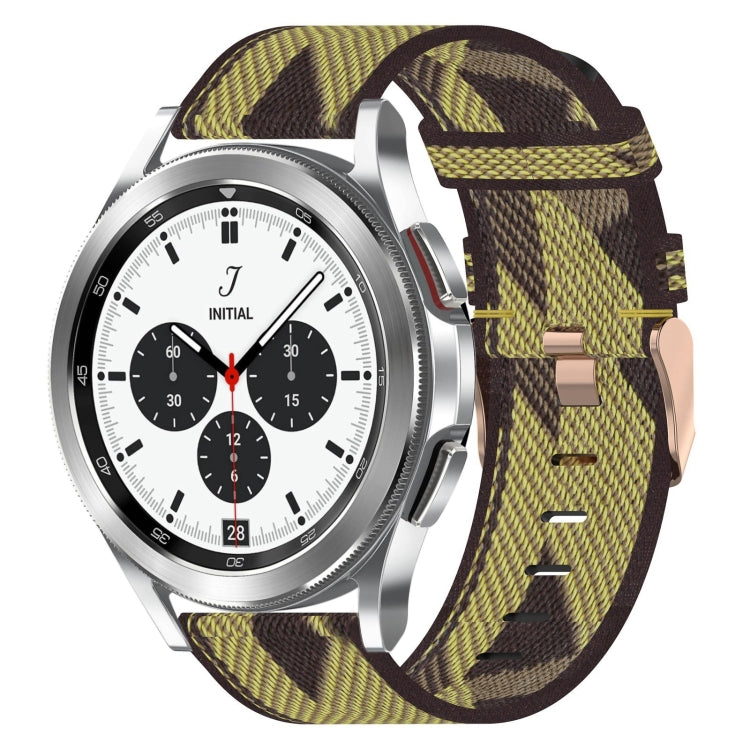 Bracelet de montre tissé en nylon de 20 mm, For Samsung Galaxy Watch 4 40mm, For Samsung Galaxy Watch 4 44mm, For Samsung  Galaxy Watch 4 Classic 42mm, For Samsung  Galaxy Watch 4 Classic 46mm, For Samsung Galaxy Watch 3 41mm                           ...