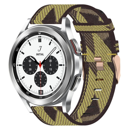 Bracelet de montre tissé en nylon de 20 mm, For Samsung Galaxy Watch 4 40mm, For Samsung Galaxy Watch 4 44mm, For Samsung  Galaxy Watch 4 Classic 42mm, For Samsung  Galaxy Watch 4 Classic 46mm, For Samsung Galaxy Watch 3 41mm                           ...