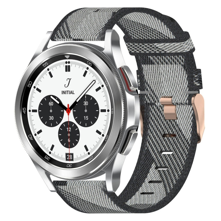 Bracelet de montre tissé en nylon de 20 mm, For Samsung Galaxy Watch 4 40mm, For Samsung Galaxy Watch 4 44mm, For Samsung  Galaxy Watch 4 Classic 42mm, For Samsung  Galaxy Watch 4 Classic 46mm, For Samsung Galaxy Watch 3 41mm                           ...
