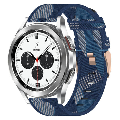 Bracelet de montre tissé en nylon de 20 mm, For Samsung Galaxy Watch 4 40mm, For Samsung Galaxy Watch 4 44mm, For Samsung  Galaxy Watch 4 Classic 42mm, For Samsung  Galaxy Watch 4 Classic 46mm, For Samsung Galaxy Watch 3 41mm                           ...
