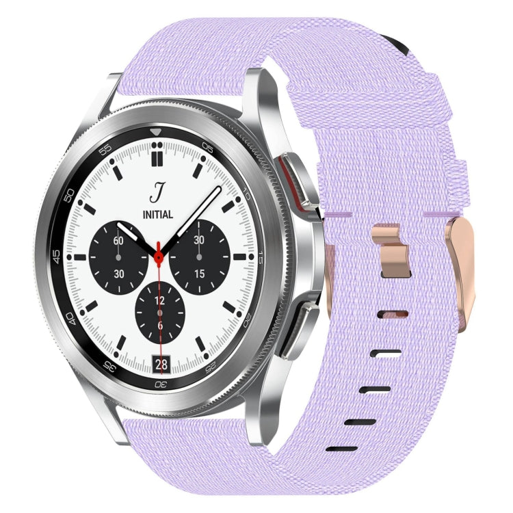 Bracelet de montre tissé en nylon de 20 mm, For Samsung Galaxy Watch 4 40mm, For Samsung Galaxy Watch 4 44mm, For Samsung  Galaxy Watch 4 Classic 42mm, For Samsung  Galaxy Watch 4 Classic 46mm, For Samsung Galaxy Watch 3 41mm                           ...