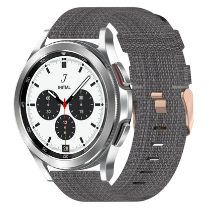 Bracelet de montre tissé en nylon de 20 mm, For Samsung Galaxy Watch 4 40mm, For Samsung Galaxy Watch 4 44mm, For Samsung  Galaxy Watch 4 Classic 42mm, For Samsung  Galaxy Watch 4 Classic 46mm, For Samsung Galaxy Watch 3 41mm                           ...