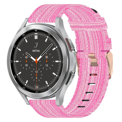 Bracelet de montre tissé en nylon de 20 mm, For Samsung Galaxy Watch 4 40mm, For Samsung Galaxy Watch 4 44mm, For Samsung  Galaxy Watch 4 Classic 42mm, For Samsung  Galaxy Watch 4 Classic 46mm, For Samsung Galaxy Watch 3 41mm                           ...
