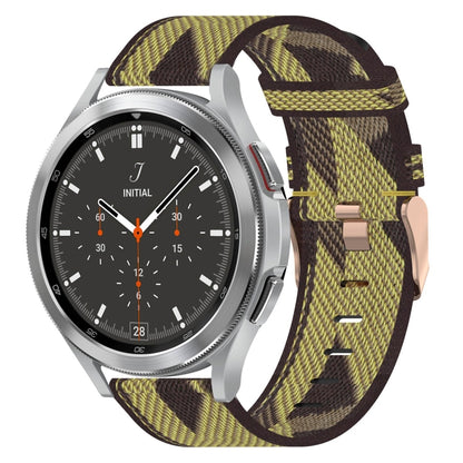 Bracelet de montre tissé en nylon de 20 mm, For Samsung Galaxy Watch 4 40mm, For Samsung Galaxy Watch 4 44mm, For Samsung  Galaxy Watch 4 Classic 42mm, For Samsung  Galaxy Watch 4 Classic 46mm, For Samsung Galaxy Watch 3 41mm                           ...