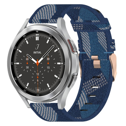 Bracelet de montre tissé en nylon de 20 mm, For Samsung Galaxy Watch 4 40mm, For Samsung Galaxy Watch 4 44mm, For Samsung  Galaxy Watch 4 Classic 42mm, For Samsung  Galaxy Watch 4 Classic 46mm, For Samsung Galaxy Watch 3 41mm                           ...