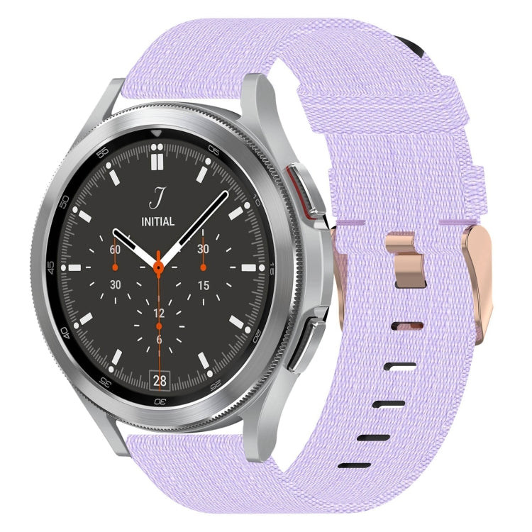 Bracelet de montre tissé en nylon de 20 mm, For Samsung Galaxy Watch 4 40mm, For Samsung Galaxy Watch 4 44mm, For Samsung  Galaxy Watch 4 Classic 42mm, For Samsung  Galaxy Watch 4 Classic 46mm, For Samsung Galaxy Watch 3 41mm                           ...