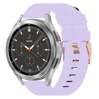 Bracelet de montre tissé en nylon de 20 mm, For Samsung Galaxy Watch 4 40mm, For Samsung Galaxy Watch 4 44mm, For Samsung  Galaxy Watch 4 Classic 42mm, For Samsung  Galaxy Watch 4 Classic 46mm, For Samsung Galaxy Watch 3 41mm                           ...
