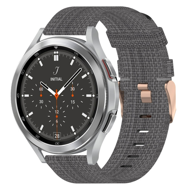 Bracelet de montre tissé en nylon de 20 mm, For Samsung Galaxy Watch 4 40mm, For Samsung Galaxy Watch 4 44mm, For Samsung  Galaxy Watch 4 Classic 42mm, For Samsung  Galaxy Watch 4 Classic 46mm, For Samsung Galaxy Watch 3 41mm                           ...