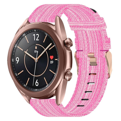 Bracelet de montre tissé en nylon de 20 mm, For Samsung Galaxy Watch 4 40mm, For Samsung Galaxy Watch 4 44mm, For Samsung  Galaxy Watch 4 Classic 42mm, For Samsung  Galaxy Watch 4 Classic 46mm, For Samsung Galaxy Watch 3 41mm                           ...